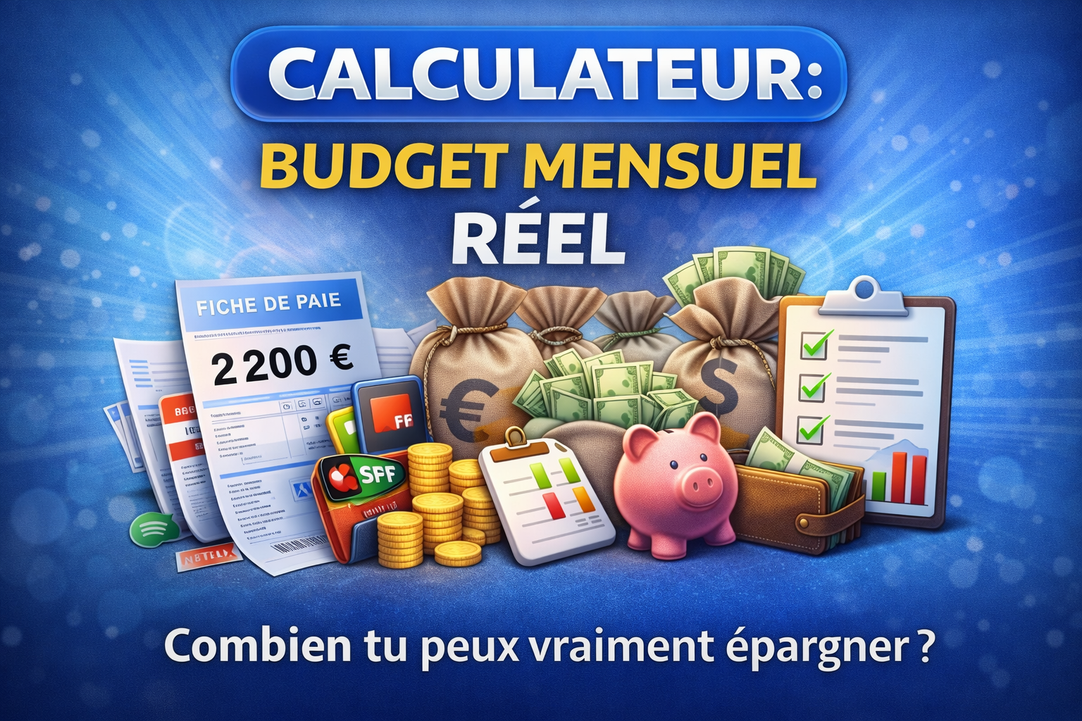 Calculateur: Budget mensuel réel